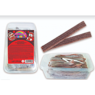 Ремешки Мармеладная радуга кола/кислые 150шт 10гр/ Турция