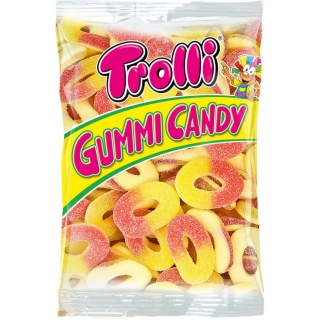 Персиковые  кольца, 1кг Trolli