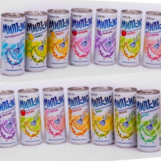 Ассорти  газированные напитки Милкис (milkis): 